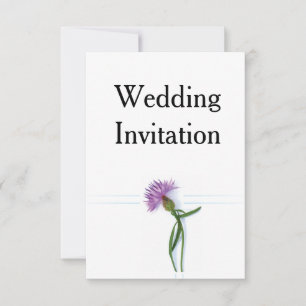 Invitation Le traditionnel écossais et le celtique Mariage ch