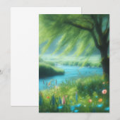 Invitation Le vent dans le vent (Devant / Derrière)