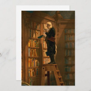 Invitation Le ver de livre, 1861 par Carl Spitzweg