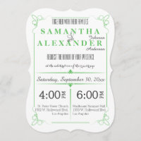 Le vert a découpé l'art déco avec des matrices de