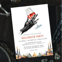 Le vin rouge de sorcière | Drôle fête d'Halloween
