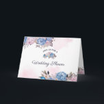 Invitation Le Wedding shower du couple parisien Charm Rose Fl<br><div class="desc">Charme parisien Bleu & Rose Floral Chic et Shabby Design avec Roses peints, Feuilles et Fleurs. Un look charmant et ludique, avec palette de couleurs violet de couleur rose pâle, bleu poussiéreux, mauve, marine foncée. Avec des éléments floraux peints à la main, des polices de script Vintages - Mariage Couple's...</div>