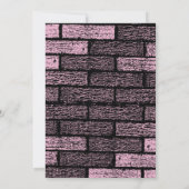 Invitation LEAH Graffiti Name Brick Wall Bat Mitzvah Einladun (Dos)