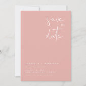 Invitation LEAH Vibrant Pastel Spring Simple Enregistrer la d (Devant)