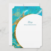 Invitation LeahG Blue Islam Mariage invite Nikah (Dos)