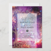 Invitation LeahG Elegant Chic Bar Mitzvah Juif Torah Chic (Devant)