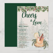 Invitation LeahG encourage à aimer le Mariage de la Fête des (Devant / Derrière)