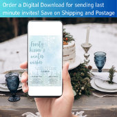 Invitation LeahG Frosty Baisers en hiver Souhaits Fête des ma