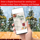 Invitation LeahG Hiver Cheer Mulled Wine Douche Mariage