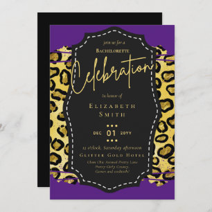 Invitation LeahG Jolie fille Posters de animaux de Glam Bache