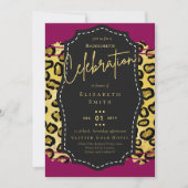 Invitation LeahG Jolie fille Posters de animaux de Glam Bache (Devant)