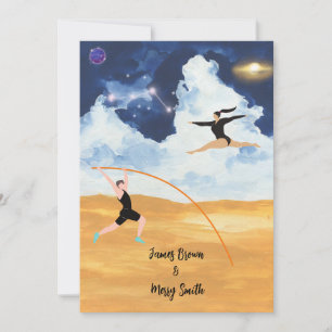 Invitation Leap d'amour éternel : Un Mariage de l'Union au bo