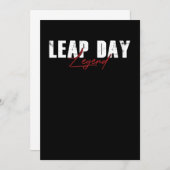 Invitation Leap day legend Leap Year Février 29 (Devant / Derrière)