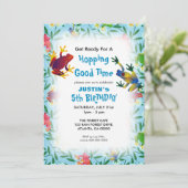 Invitation Leap Frog Jungle anniversaire de enfant Party (Debout devant)