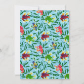 Invitation Leap Frog Jungle anniversaire de enfant Party (Dos)