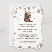 Invitation Leapin' Lassos Cowboy Rodeo Western Anniversaire (Dos)