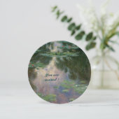 INVITATION L'EAU MENSONNE EN ROSE VERT BLEU RÉFLEXIONS (Debout devant)