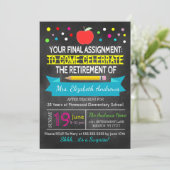 Invitation L'école de tableau de bord de la retraite des ense (Debout devant)