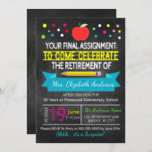 Invitation L'école de tableau de bord de la retraite des ense (Devant / Derrière)
