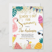 Invitation L'école est prête pour l'été (Devant)