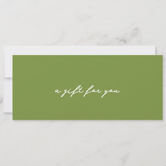 Invitation Leçon de golf Certificat cadeau de golf Chèque-cad (Dos)