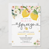 Invitation Lecteur De Citron Par Fête de l'mariée Lemon Main  (Devant)