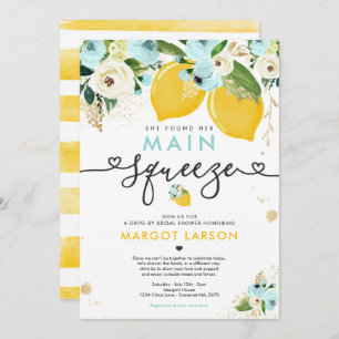 Invitation Lecteur De Citron Par Fête de l'mariée Lemon Main