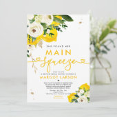 Invitation Lecteur De Citron Par Fête de l'mariée Lemon Main (Debout devant)