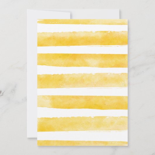 Invitation Lecteur De Citron Par Fête de l'mariée Lemon Main  (Dos)