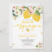 Invitation Lecteur De Citron Par Fête des mariées Citron Sque (Devant)