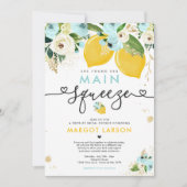 Invitation Lecteur De Citron Par Fête des mariées Citron Sque (Devant)