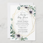 Invitation Lecteur Géométrique Eucalyptus Anémonique Par Douc (Devant)