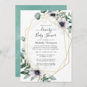 Invitation Lecteur Géométrique Eucalyptus Anémonique Par Douc