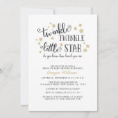 Invitation Lecteur Twinkle Gold par Baby shower (Devant)