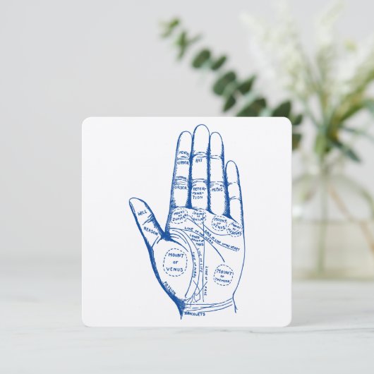 Invitation Lecture de Palmiste vintage (Debout devant)