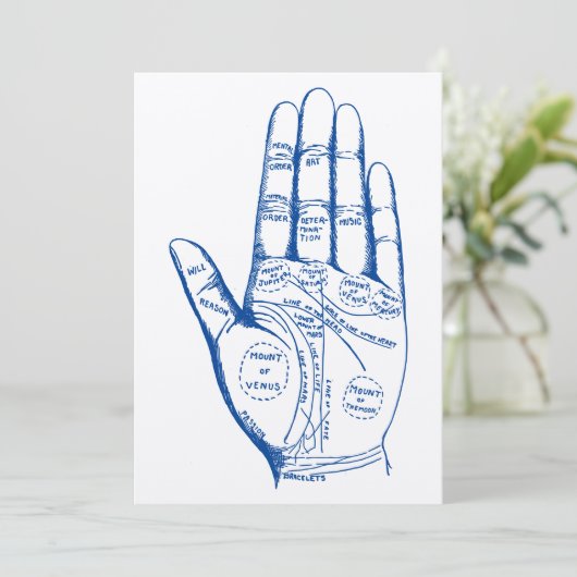 Invitation Lecture de Palmiste vintage (Debout devant)