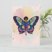 Invitation L'effet papillon empreint d'âme (Debout devant)