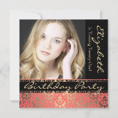 Invitation Légal et blond Elegant et Funny Birthday Party (Dos)