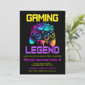 Invitation Légende du jeu vidéo (Debout devant)