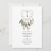 Invitation Légende indienne Mariage des Boho tribaux Photo (Devant)