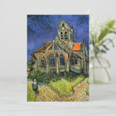 Invitation L'église d'Auvers-sur-Oise par Vincent van Gogh Ma (Debout devant)