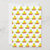 Invitation Légumes Fruits du marché fermier d'été (Dos)