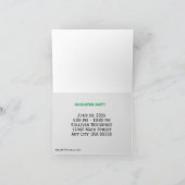 Invitation Lei d'argent coloré en ovale (Intérieur)