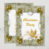 Invitation L'Élégante colombe de la paix (Devant / Derrière)