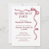 Invitation L'élégante fête de la vache rose des femmes (Devant)