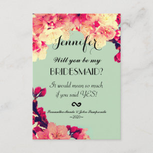 Invitation L'élégante floraison de cerisiers sur le Turquoise