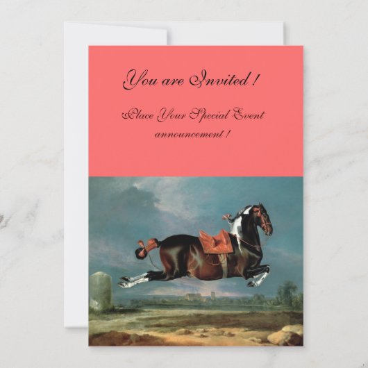 Invitation L'élevage du Cheval Piebald "Cehero" (Dos)