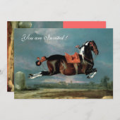 Invitation L'élevage du Cheval Piebald "Cehero" (Devant / Derrière)