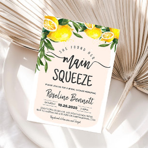 Invitation Lemon a trouvé son grand amour : Baby Shower de ma