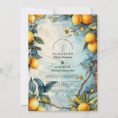Invitation Lemon Blossom Garden Wedding (Devant)